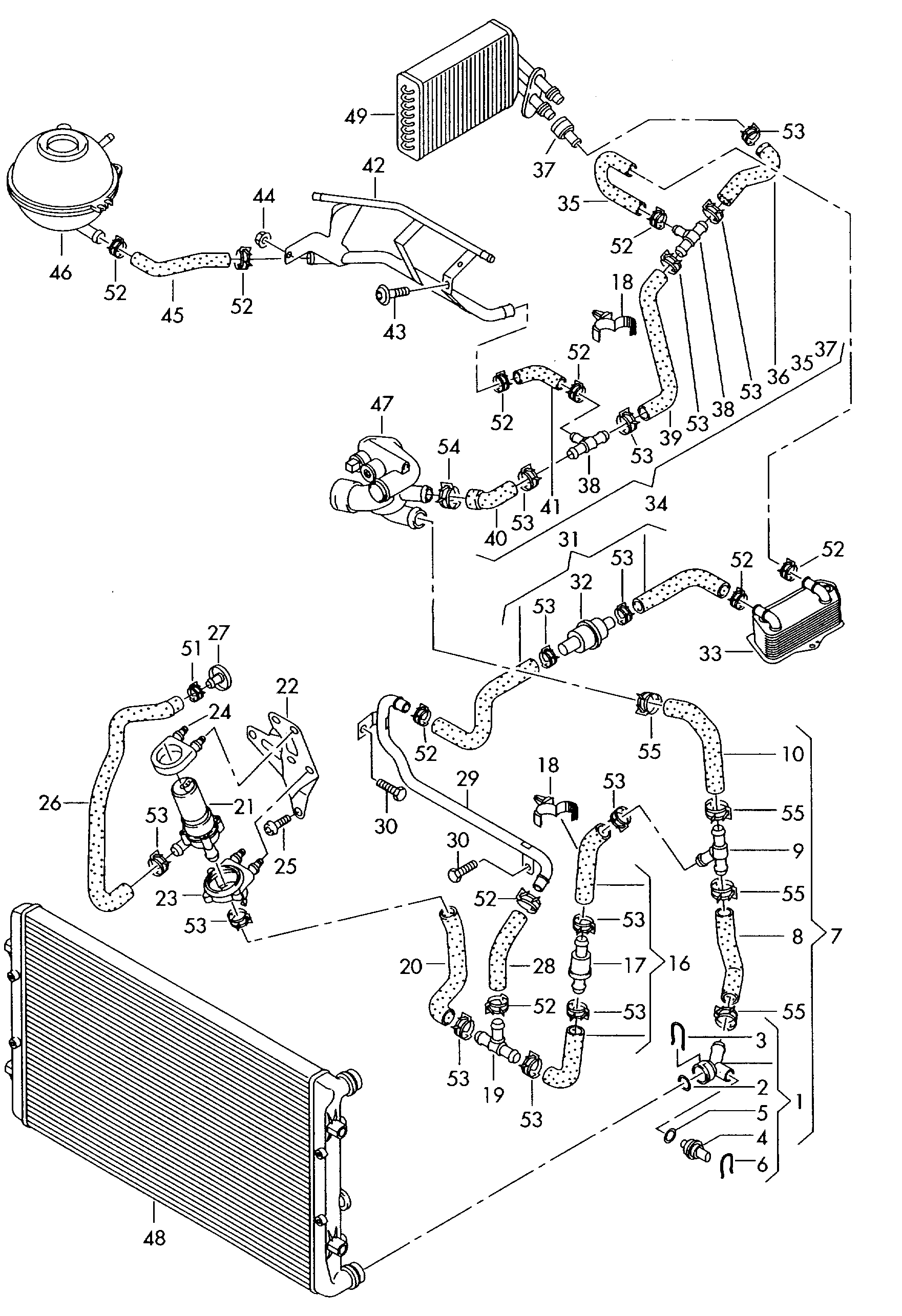 VAG 3D0965561D - Vesipumppu, taukolämpö inparts.fi