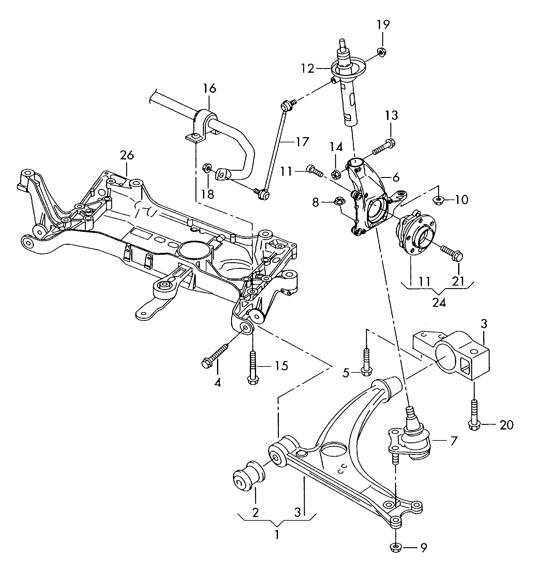 VW 8J0407365 - Pallonivel inparts.fi