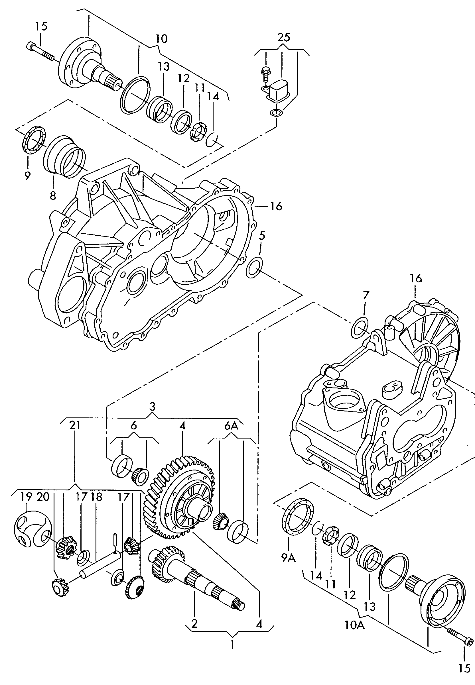 VAG 02T409189C - Akselitiiviste, tasauspyörästö inparts.fi