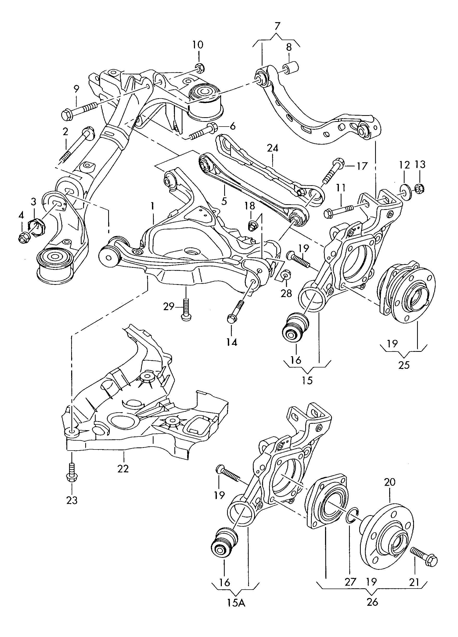 VAG 4F0 598 611B - Pyöränlaakerisarja inparts.fi