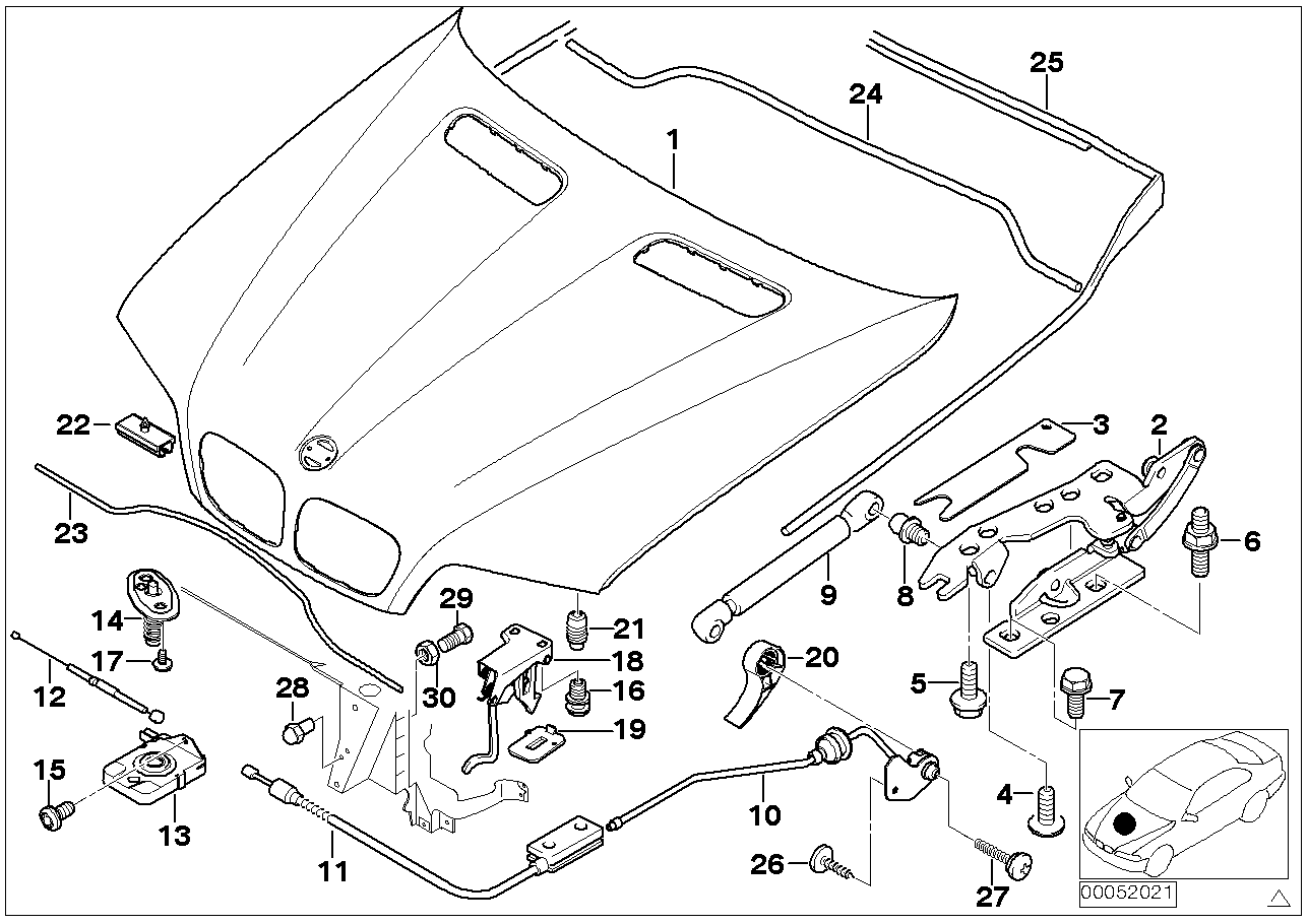 BMW 51717006757 - Suoja / koristelista inparts.fi