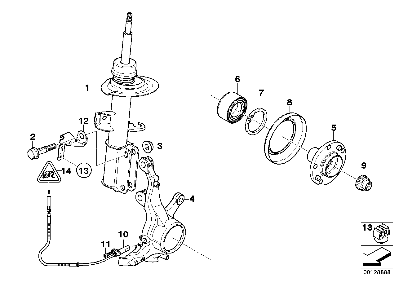 BMW 31316764603 - Iskunvaimennin inparts.fi