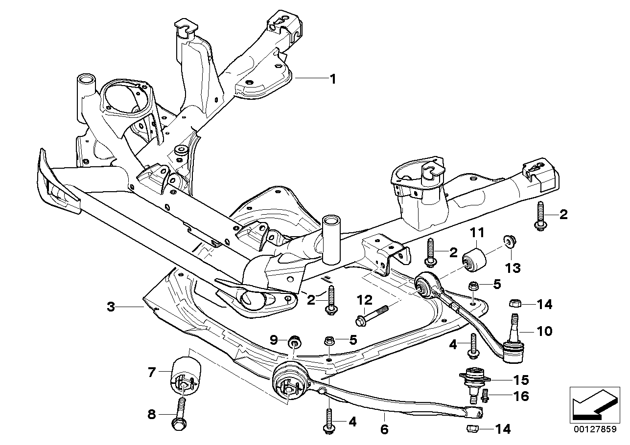 BMW 31 10 6 766 780 - Korjaussarja, pyöräntuenta inparts.fi