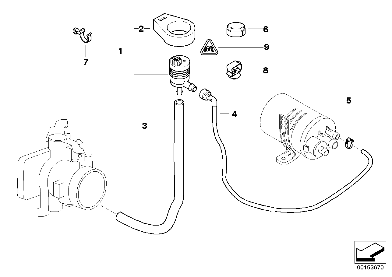 BMW 13901433603 - Venttiili, polttoaineen syöttöjärjestelmä inparts.fi