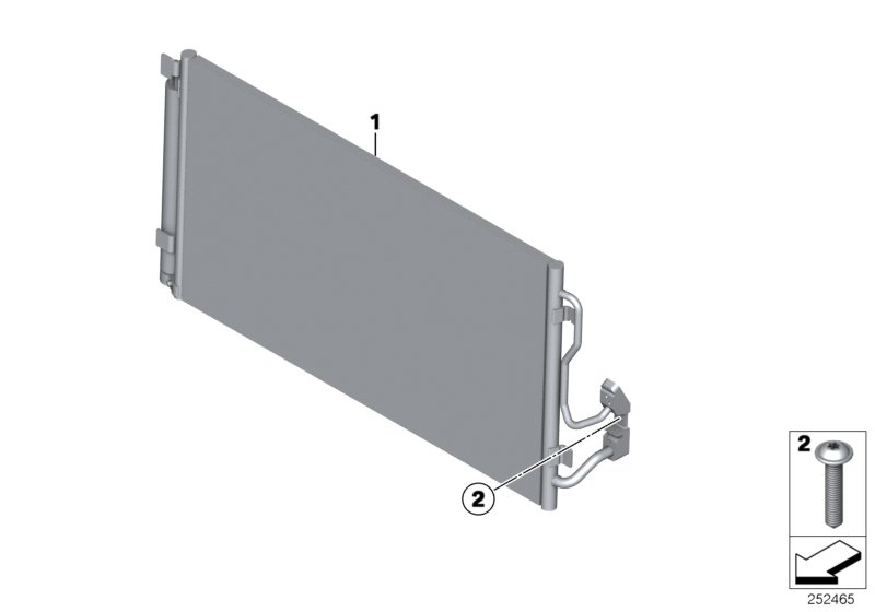 BMW 64 50 6 804 722 - Lauhdutin, ilmastointilaite inparts.fi