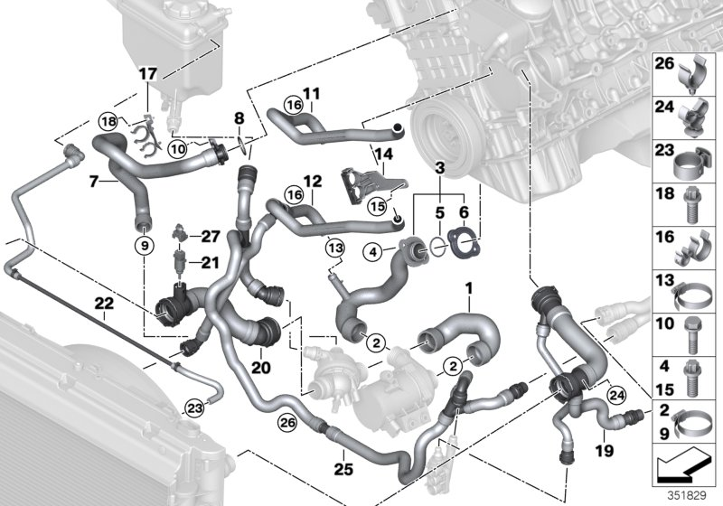 BMW 11537545278 - Tiiviste, imusarja inparts.fi