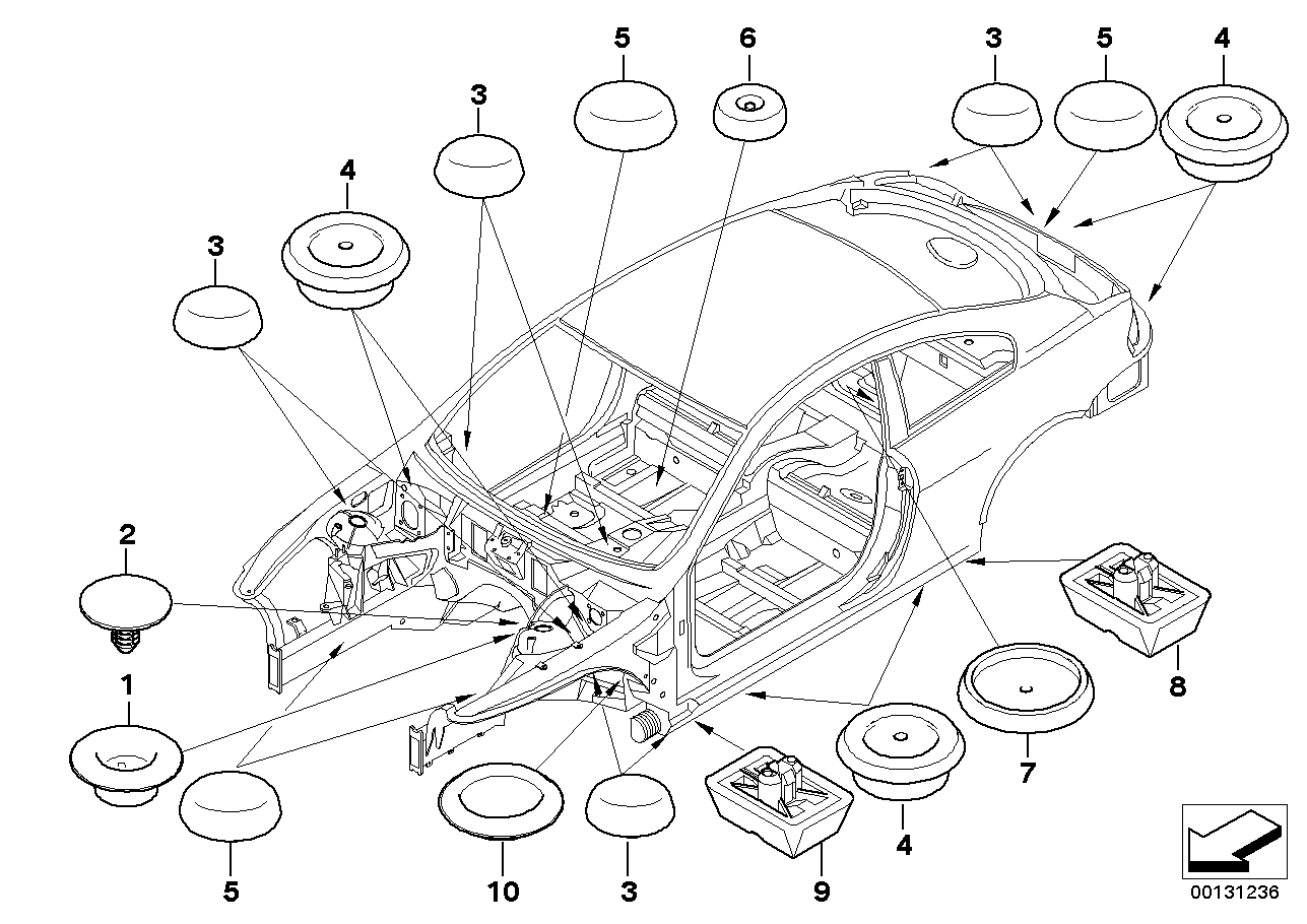 BMW 52208133466 - Suoja / koristelista inparts.fi