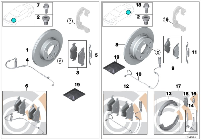 BMW 34116864059 - Jarrulevy inparts.fi