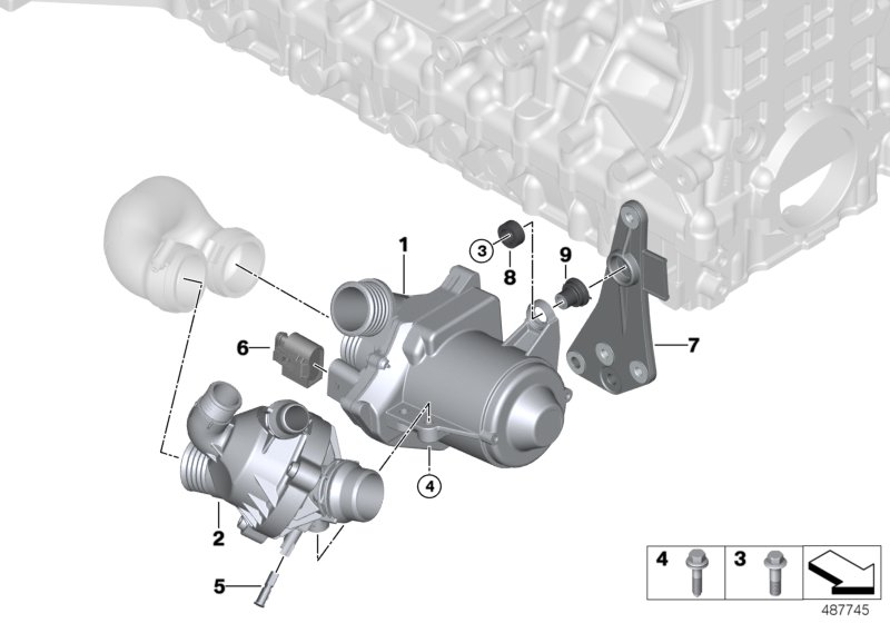 BMW 11 51 7 586 925 - Vesipumppu inparts.fi