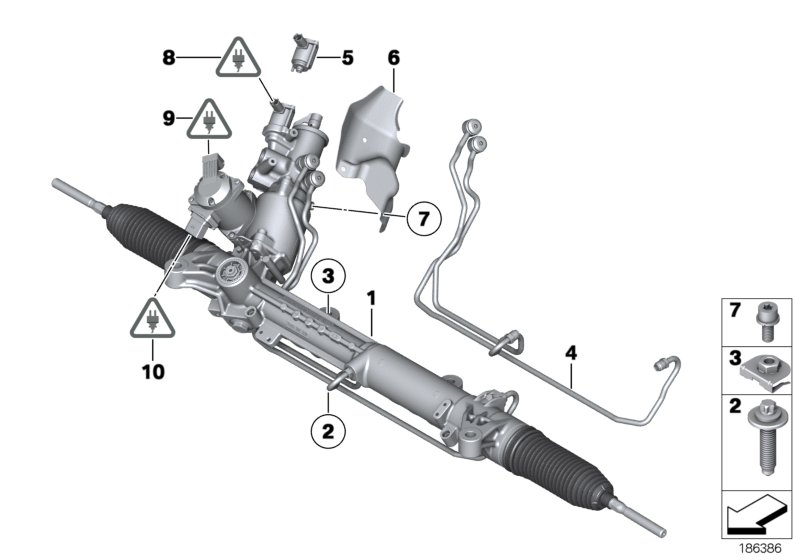 BMW 32 10 6 795 225 - Ohjausvaihde inparts.fi