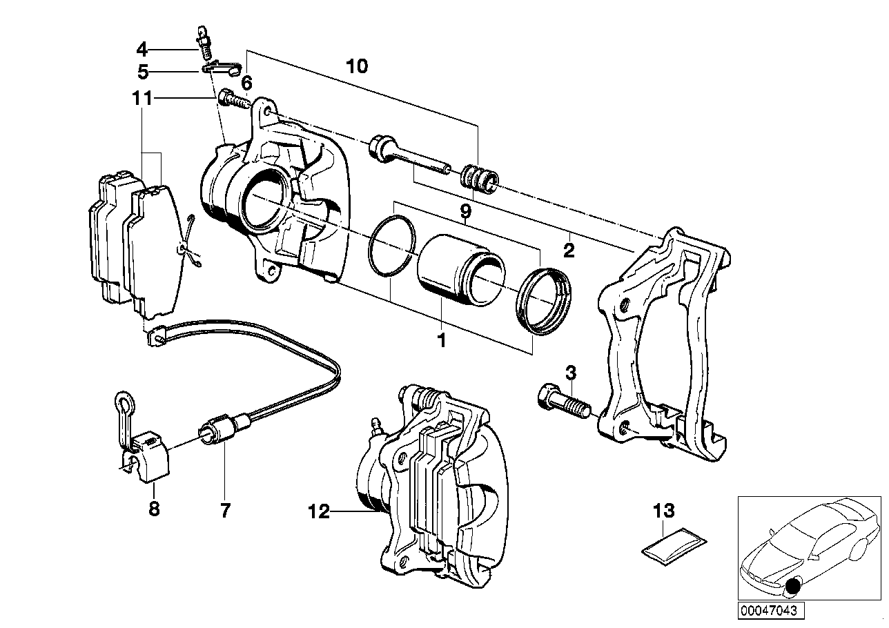 BMW 34111157748 - Jarrupala, levyjarru inparts.fi