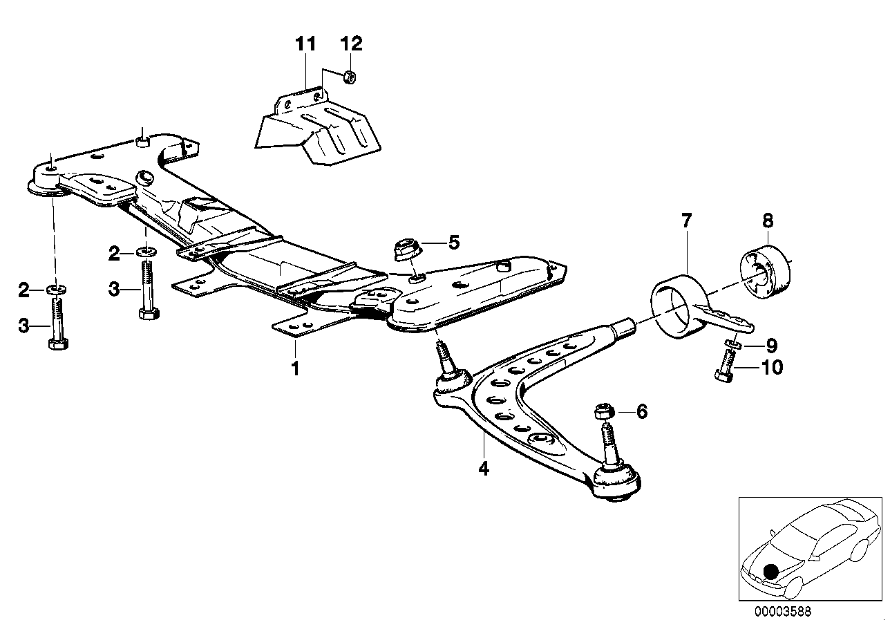 BMW 31 12 1 139 789 - Tukivarren hela inparts.fi