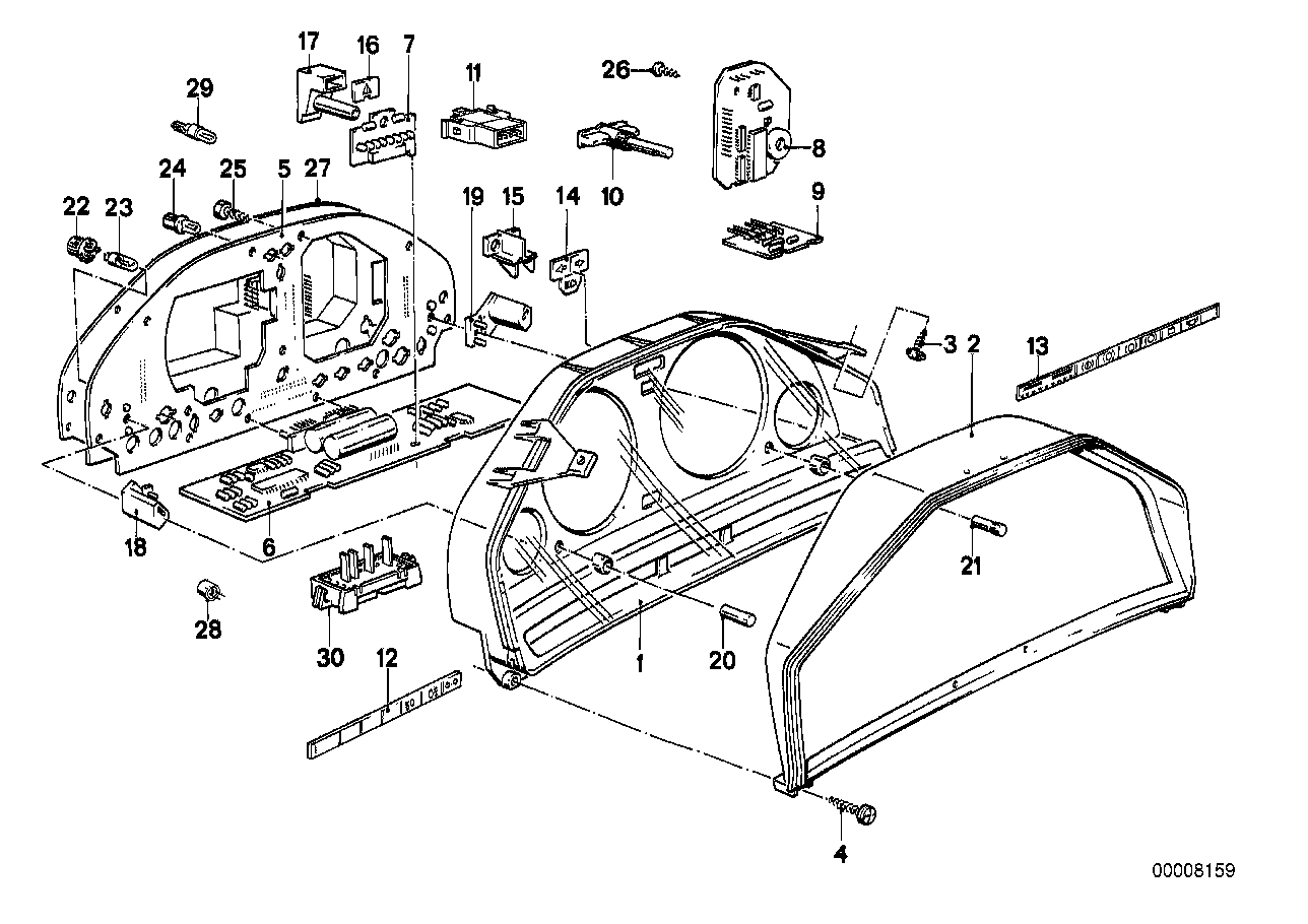 BMW 07 11 9 978 372 - Polttimo, mittariston valo inparts.fi