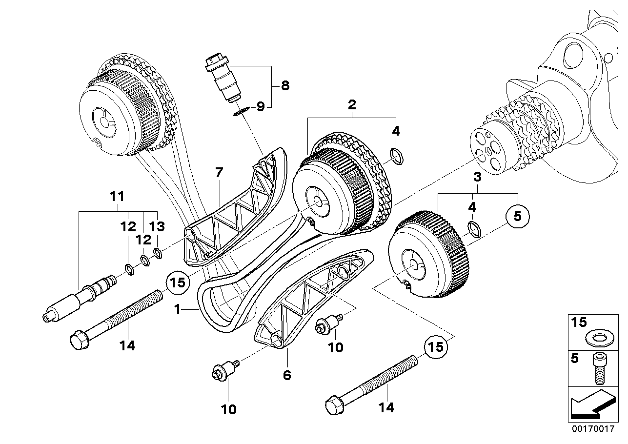 BMW 11 31 7 840 983 - Tiiviste, syl.kannen pultit inparts.fi