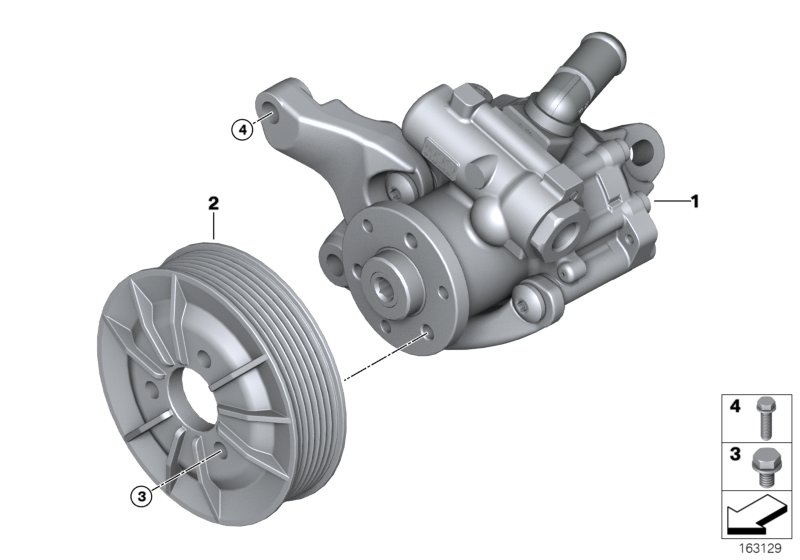 BMW 32 41 2 283 041 - Hydrauliikkapumppu, ohjaus inparts.fi