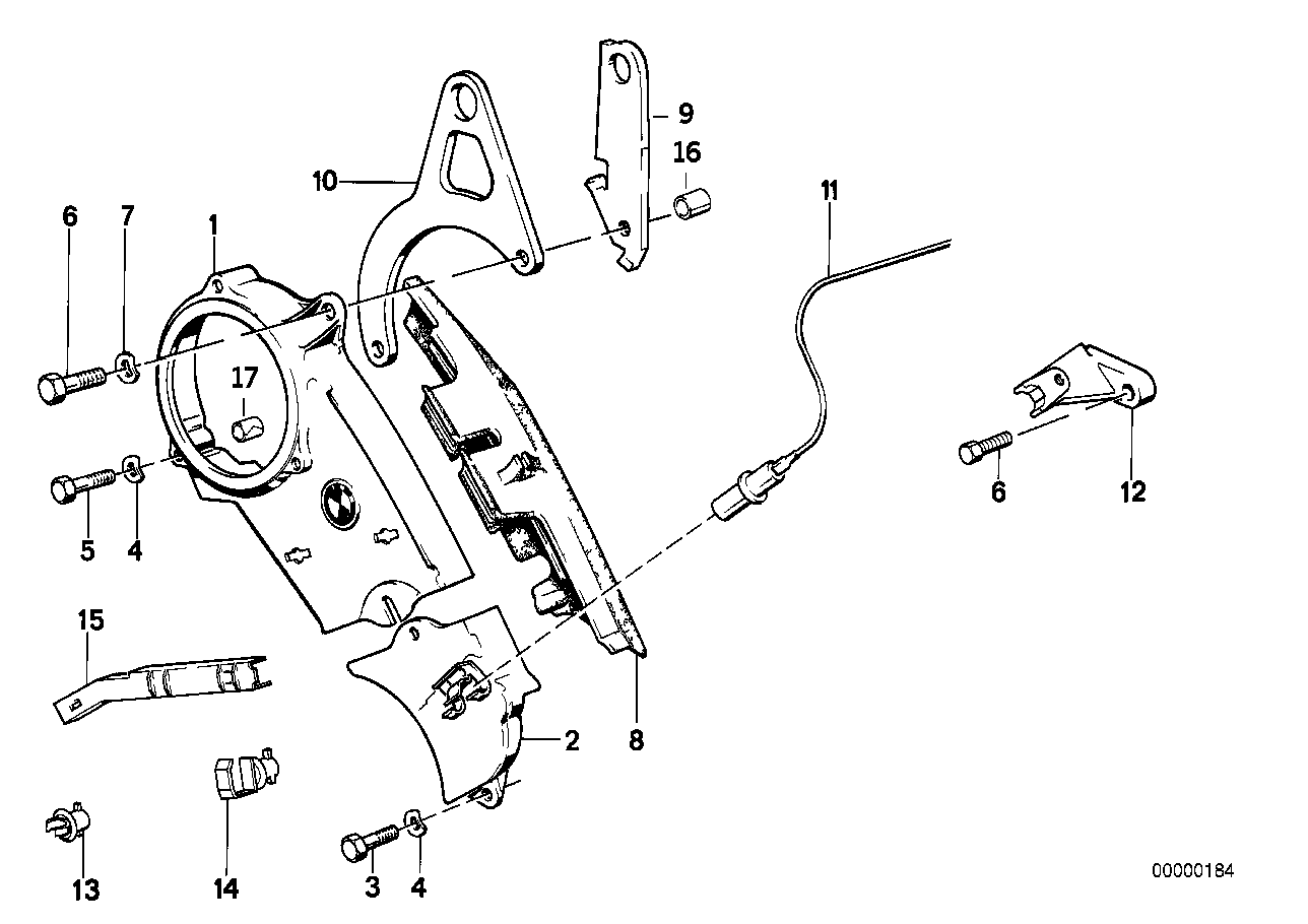 BMW 12521279695 - Tunnistin, nopeus / kierrosluku inparts.fi