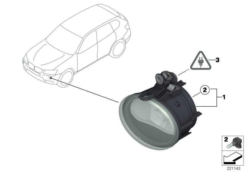 BMW 63 17 7 238 788 - Sumuvalo inparts.fi