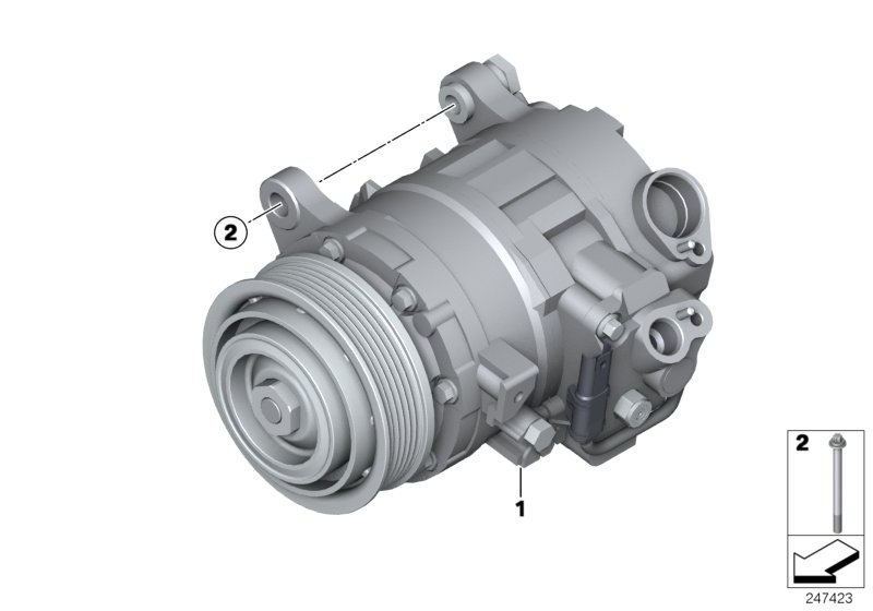 BMW 64506805025 - Kompressori, ilmastointilaite inparts.fi