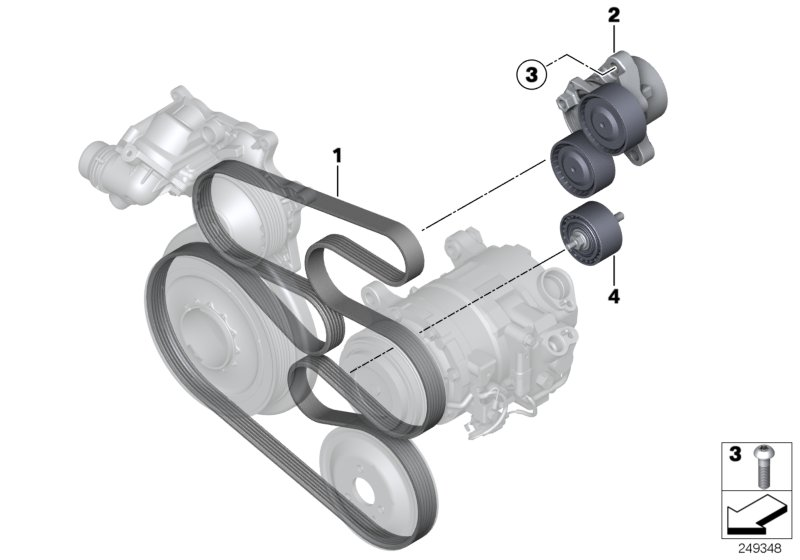 BMW 11 28 8 570 646 - Moniurahihna inparts.fi