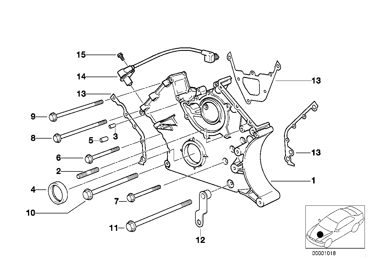 BMW 12141729292 - Impulssianturi, kampiakseli inparts.fi