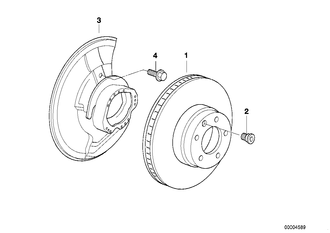 BMW 34116757747 - Jarrulevy inparts.fi