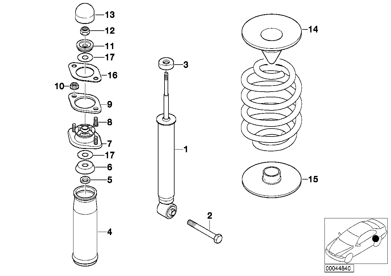 BMW 33 52 1 094 187 - Iskunvaimennin inparts.fi