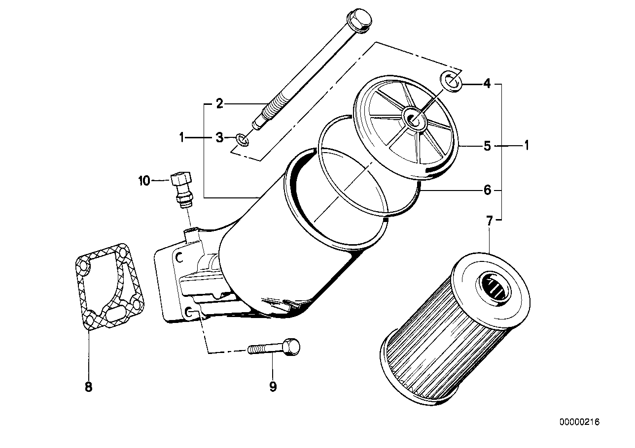 BMW 11 42 1 722 688 - Tiiviste, öljynsuodatimen kotelo inparts.fi