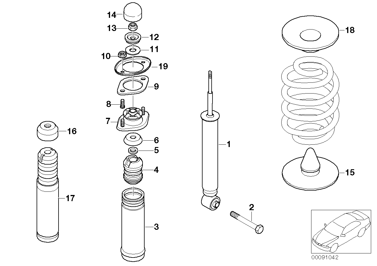 BMW 33 52 6 759 099 - Iskunvaimennin inparts.fi