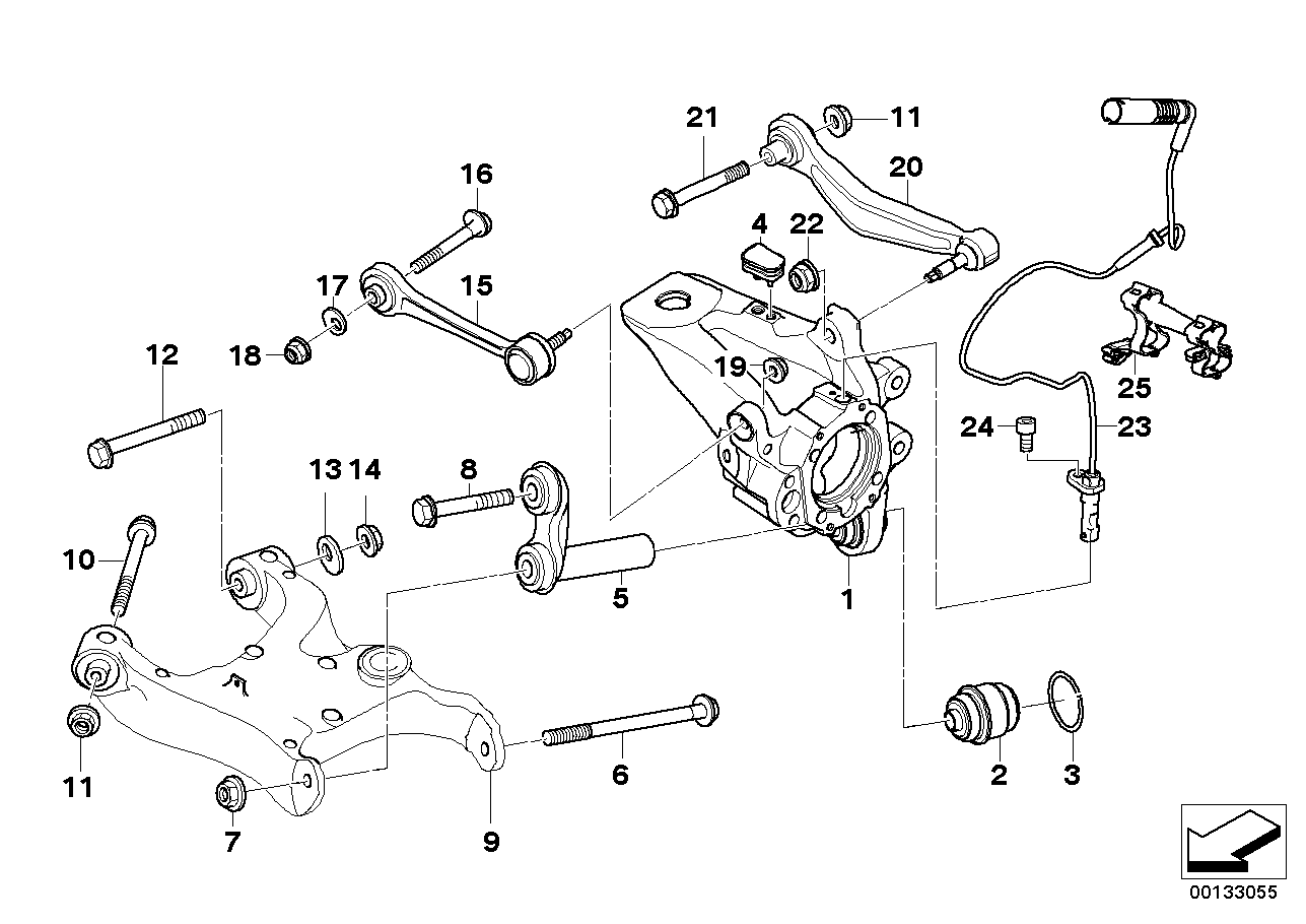 BMW 33 32 2 347 991 - Tukivarsi, pyöräntuenta inparts.fi