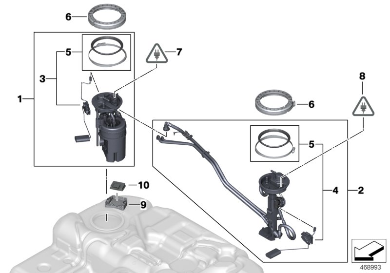 BMW 16 11 7 195 464 - Polttoaineen syöttömoduuli inparts.fi