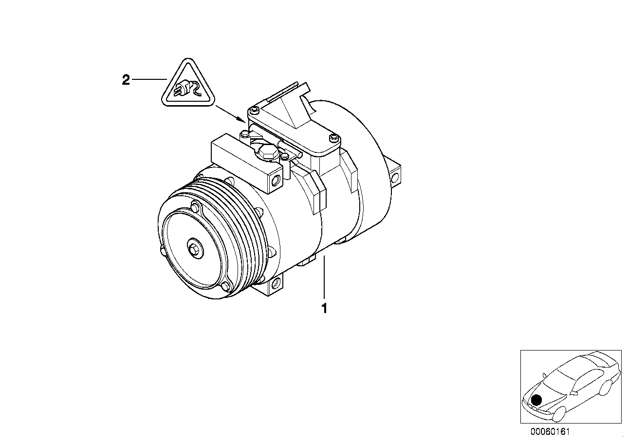 BMW 64 52 6 904 017 - Kompressori, ilmastointilaite inparts.fi