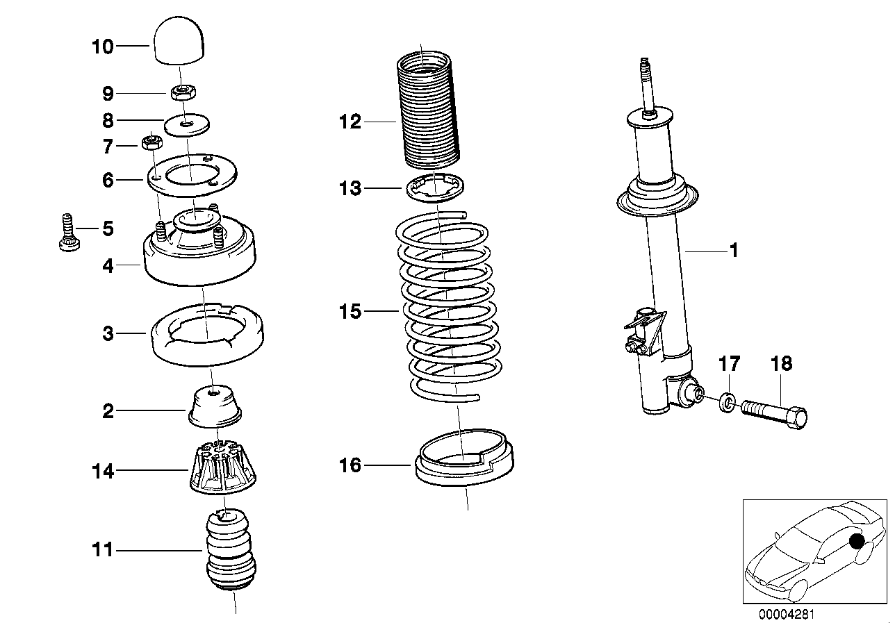 BMW 37 12 1 138 787 - Iskunvaimennin inparts.fi