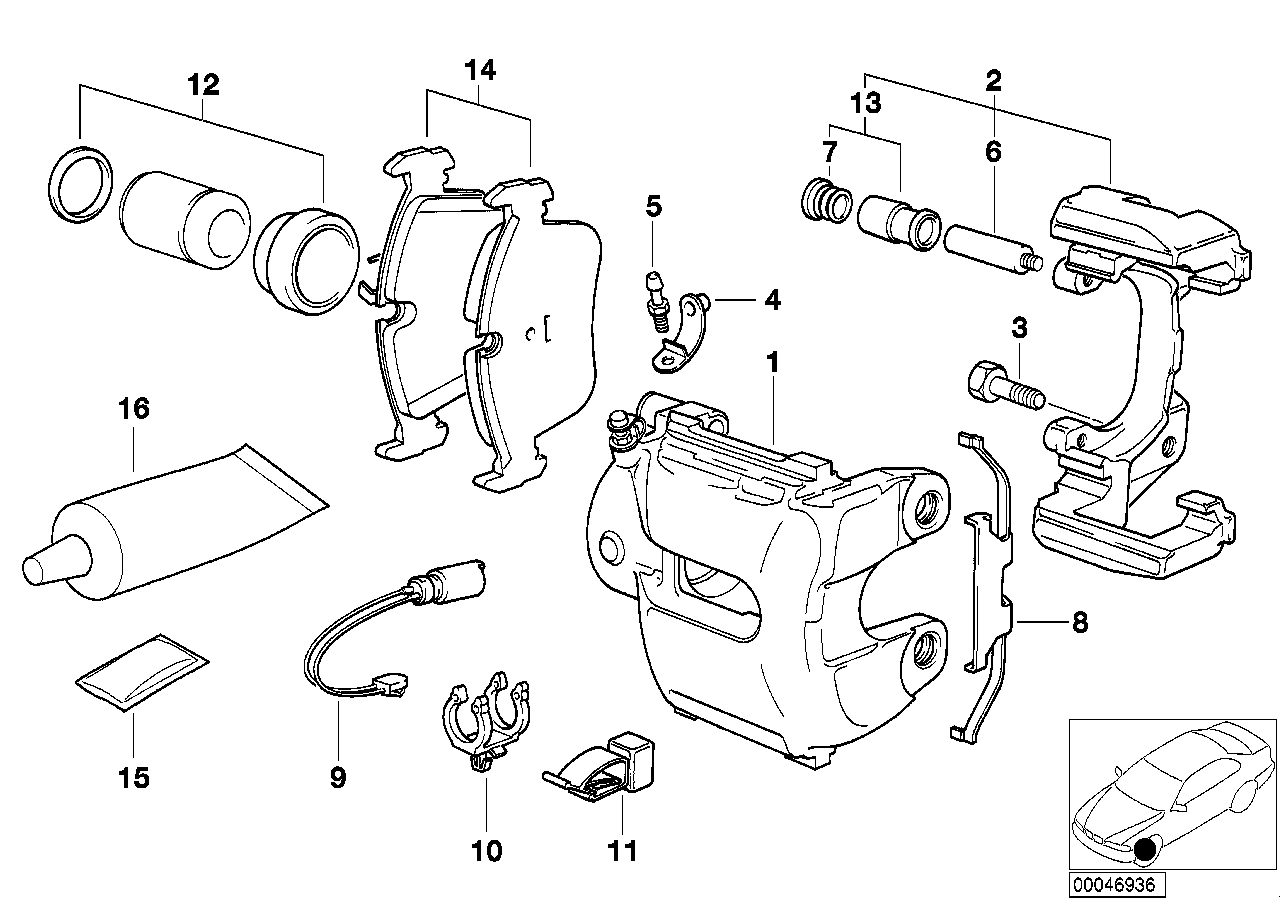 BMW 34 11 1 160 325 - Jarrusatula inparts.fi