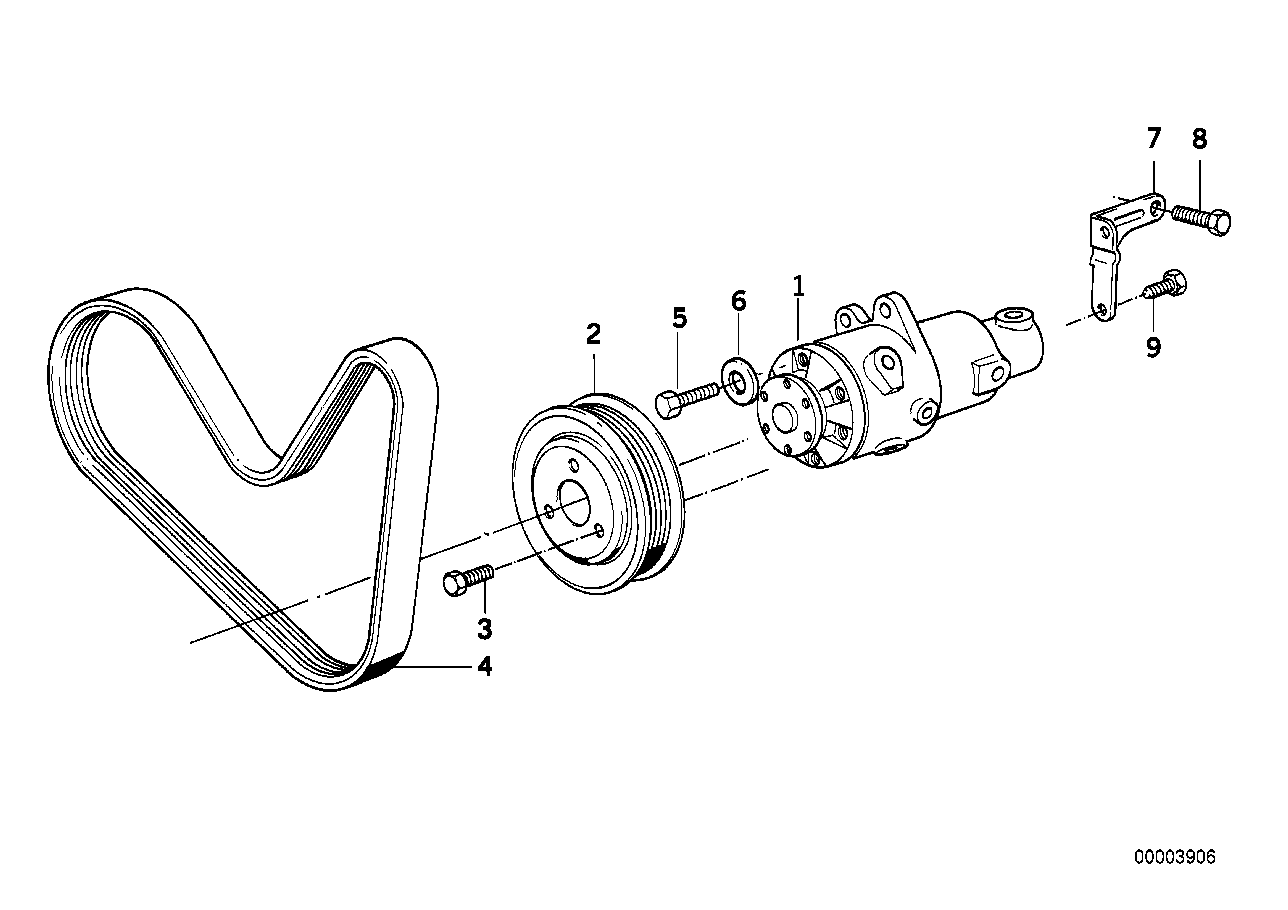 BMW 11 28 1 736 719 - Moniurahihna inparts.fi