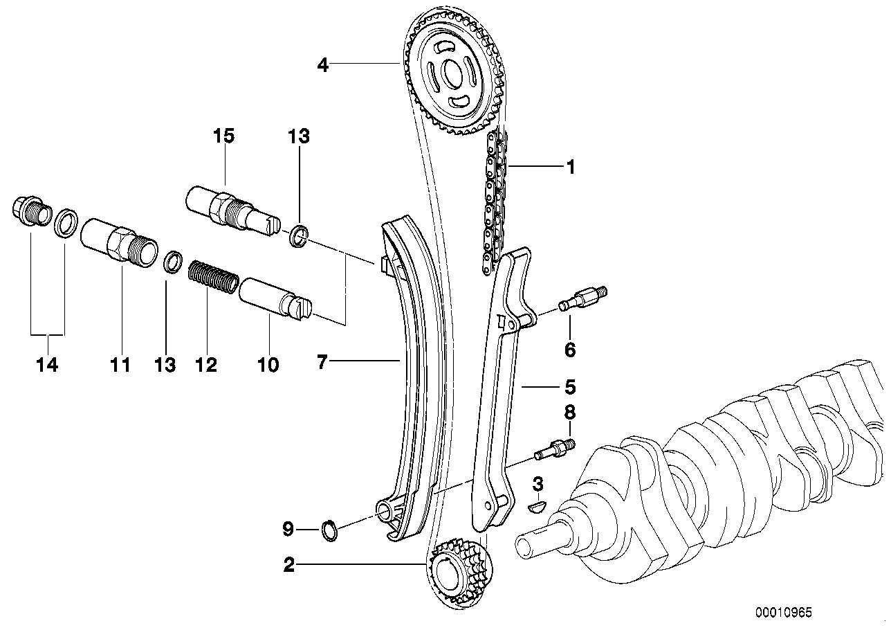 BMW 11 21 1 719 984 - Jakoketjusarja inparts.fi