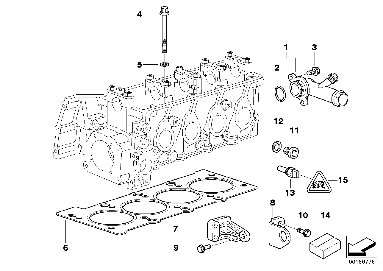 BMW 11 12 7 504 586 - Tiiviste, sylinterikansi inparts.fi