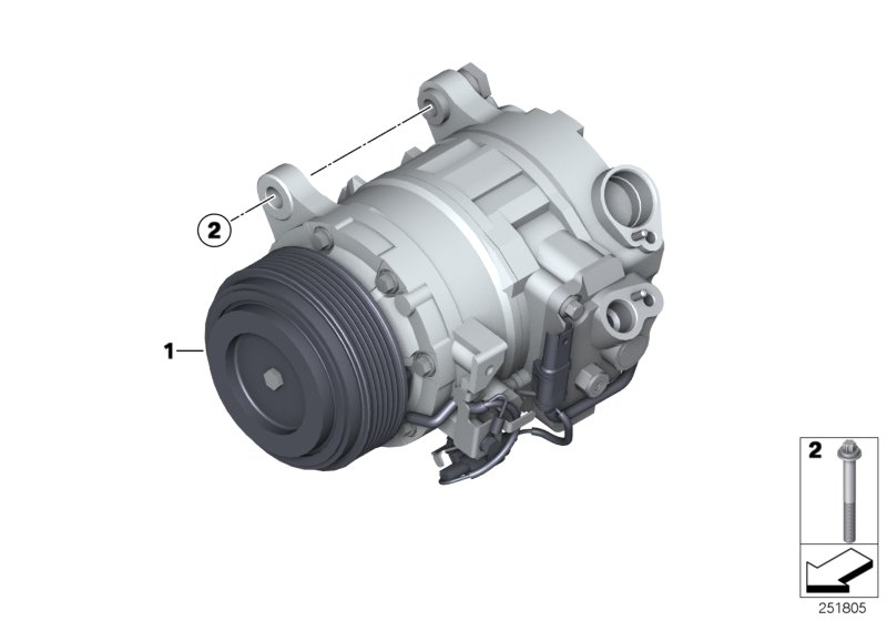 BMW 64529399059 - Kompressori, ilmastointilaite inparts.fi