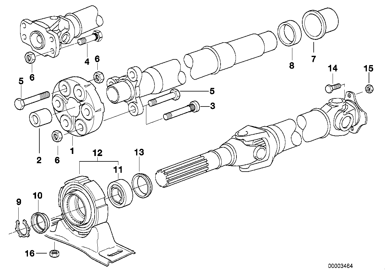 BMW 26 12 1 227 660 - Ripustus, kardaaniakseli inparts.fi