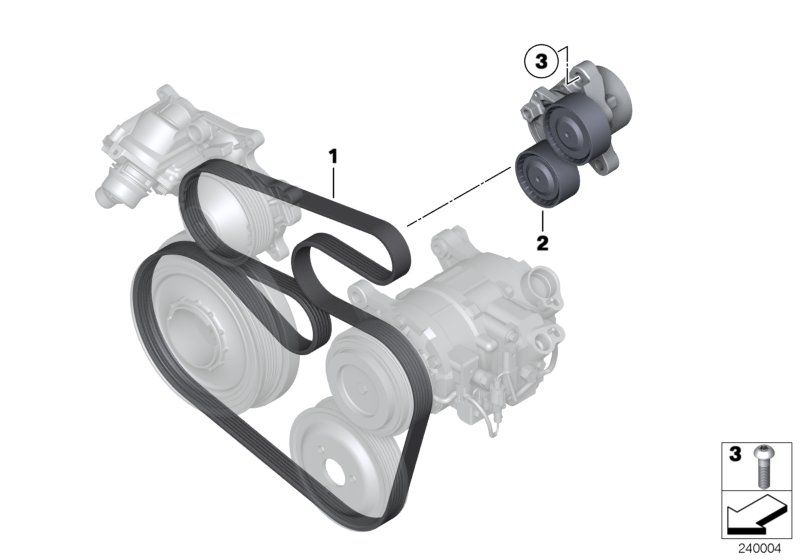 BMW 11288512233 - Moniurahihna inparts.fi