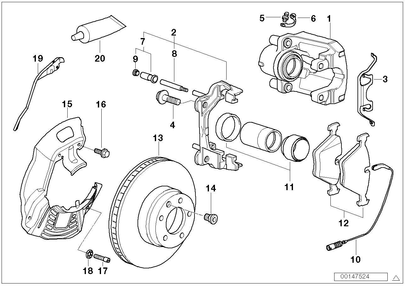 BMW 34116767061 - Jarrulevy inparts.fi