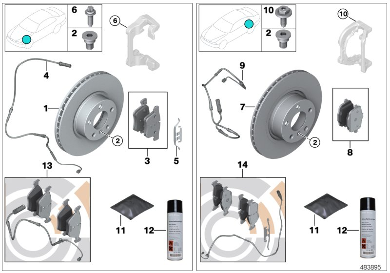 BMW 34116775277 - Jarrulevy inparts.fi