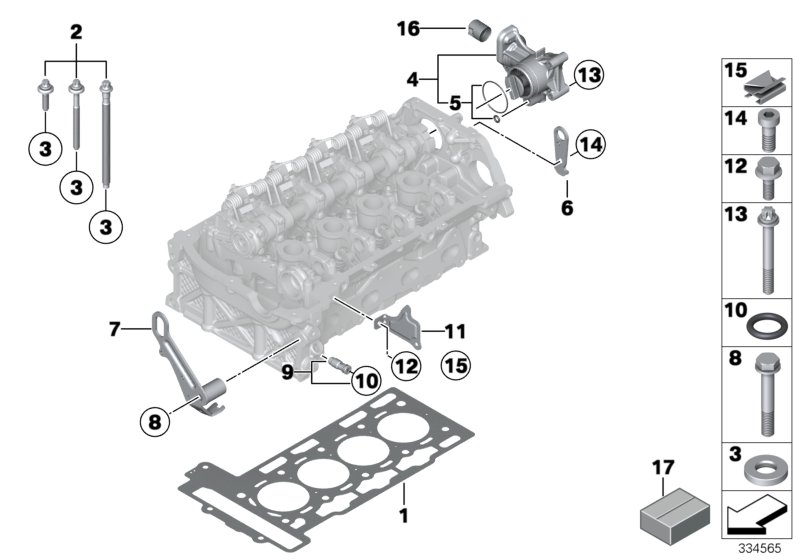 BMW 11 12 7 595 138 - Tiiviste, sylinterikansi inparts.fi