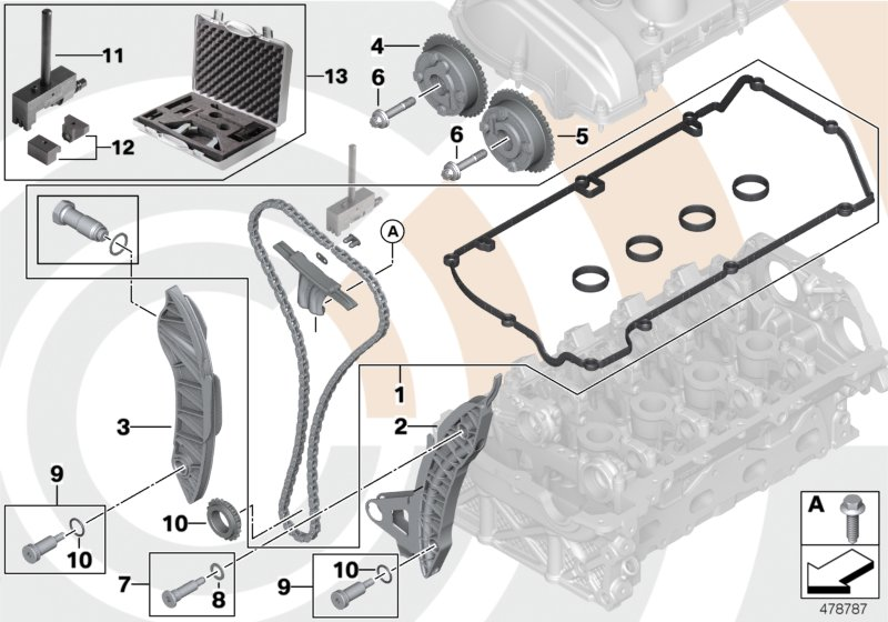 BMW 11317534768 - Jakoketjusarja inparts.fi