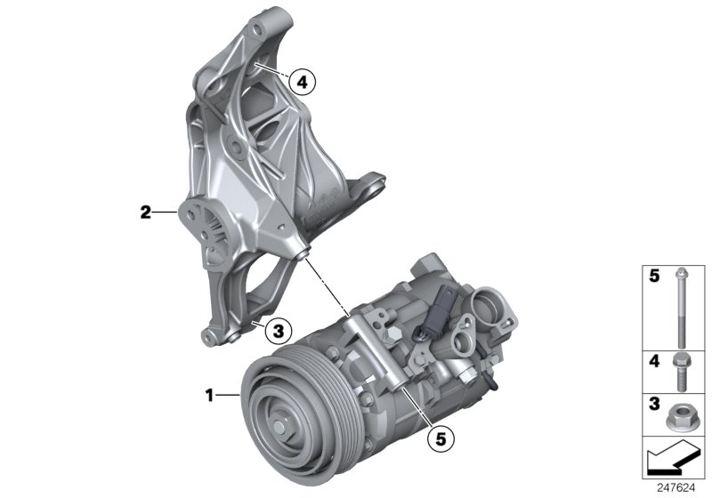 BMW 64 52 9 222 308 - Kompressori, ilmastointilaite inparts.fi