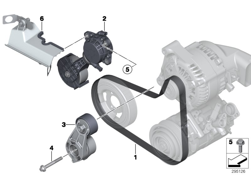 BMW 11 28 7 603 348 - Moniurahihna inparts.fi