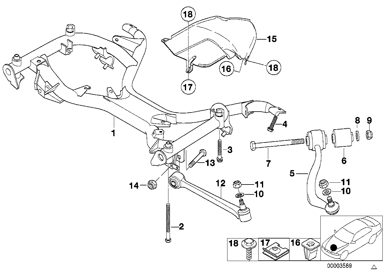 BMW 31 30 3 450 534 - Korjaussarja, pyöräntuenta inparts.fi