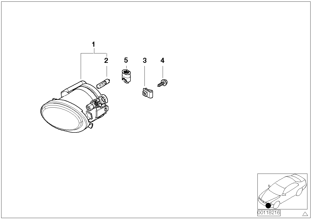 BMW 6321 6926 916 - Polttimo, kaukovalo inparts.fi