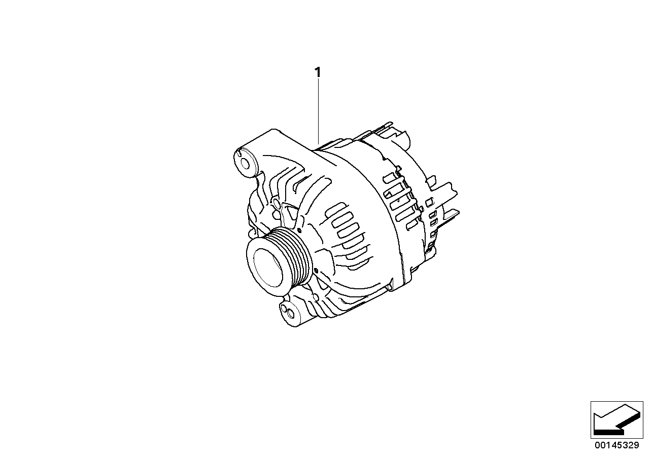 BMW 12 31 7 797 661 - Laturi inparts.fi