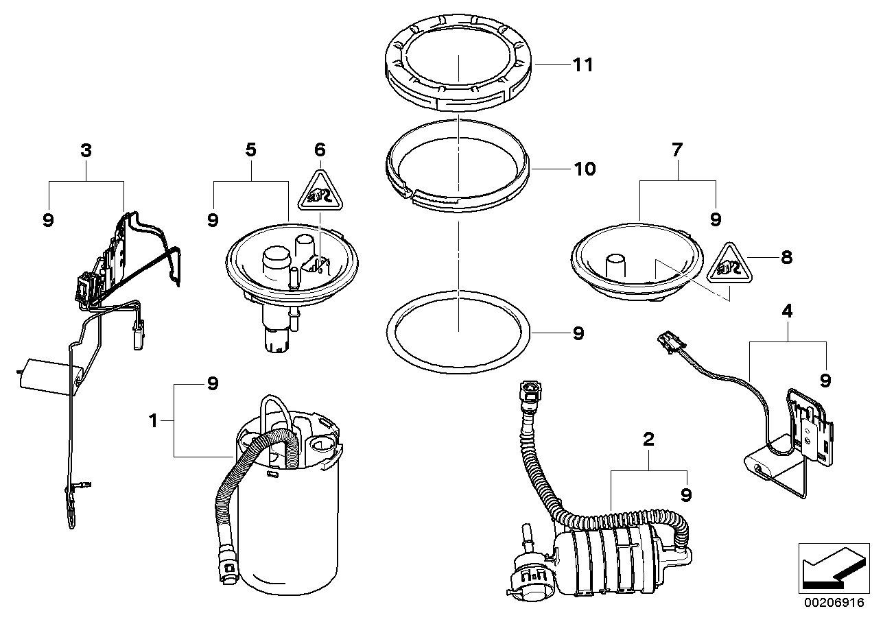 Honda 16147186454 - Fuel filter with pressue regulator inparts.fi