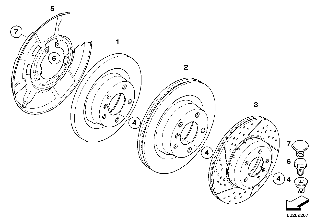 BMW 34216855001 - Jarrulevy inparts.fi